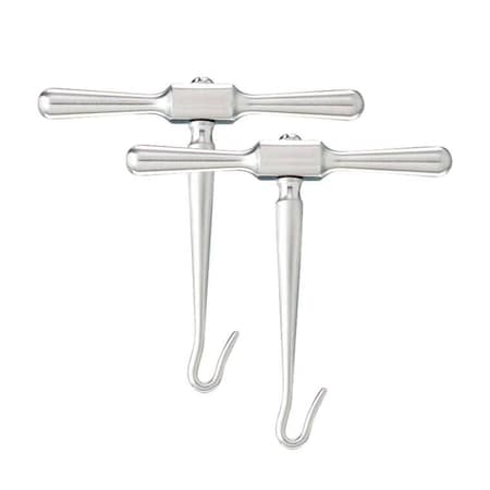 Von Klaus Gigli Solid Wire Saw Handle, Standard Pattern, TShaped, Pair VK157-6402